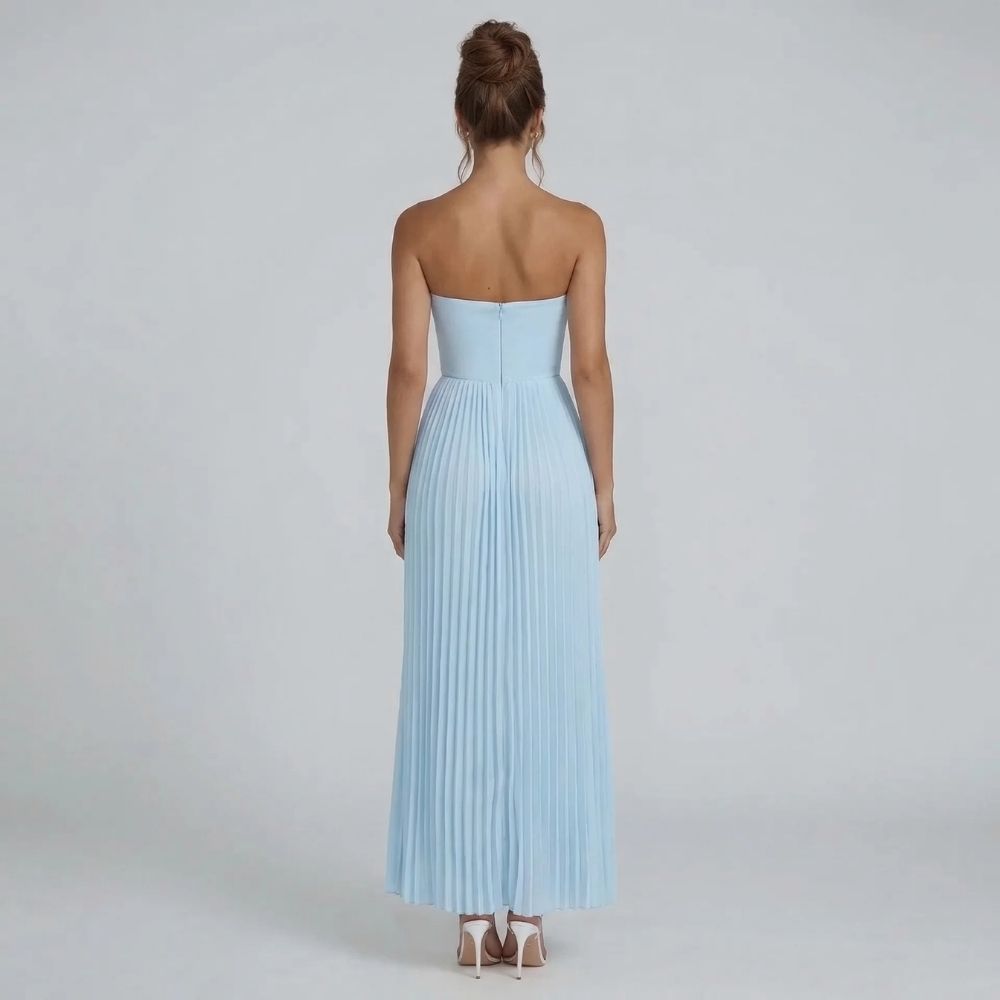 Colette Pleated Maxi Dress