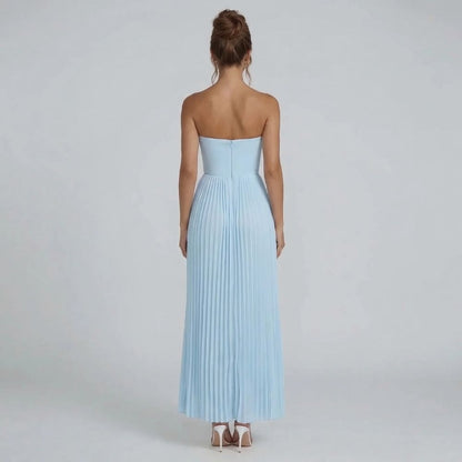 Colette Pleated Maxi Dress