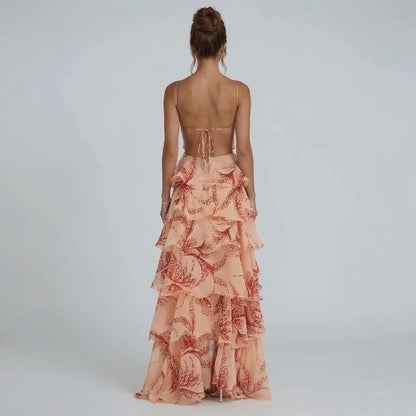 Dahlia Butterfly Maxi Dress