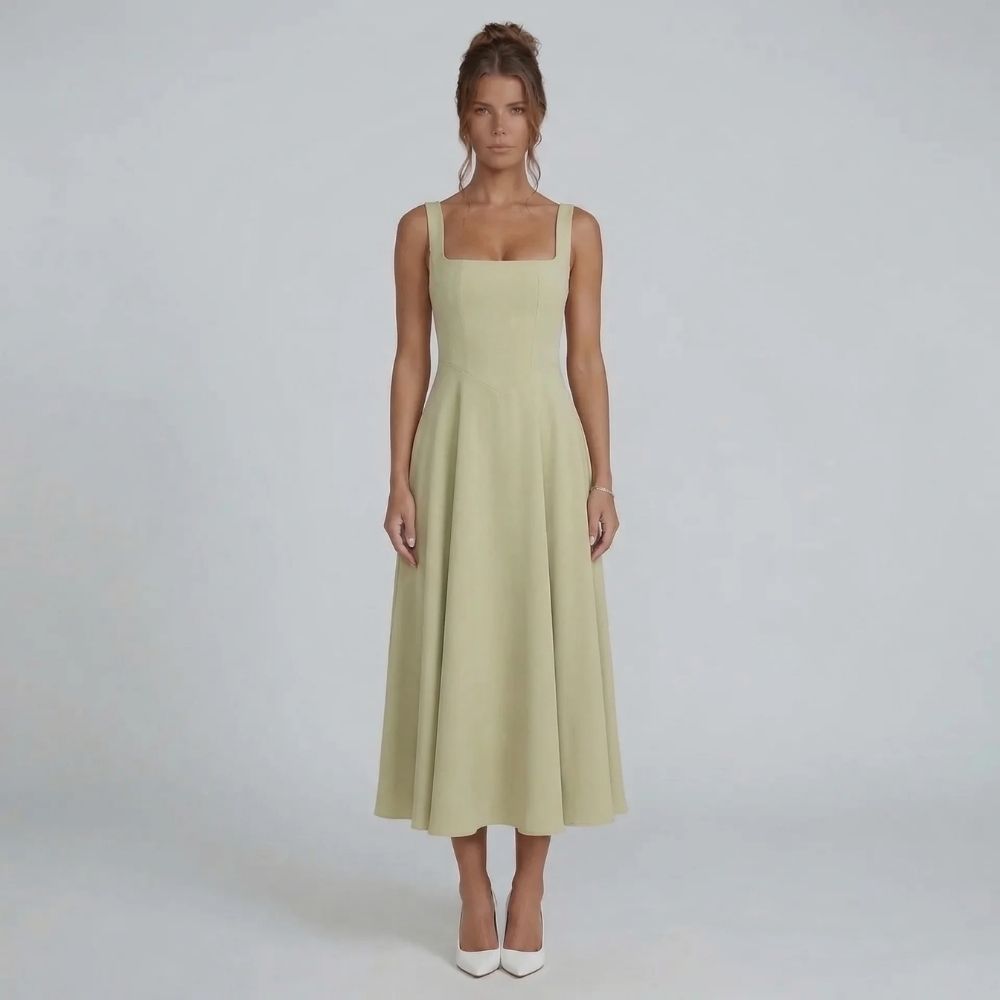 Davina Corset Midi Dress