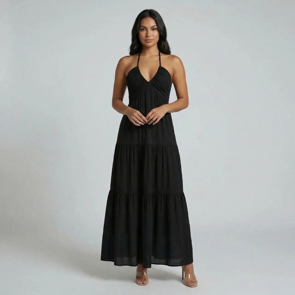 Elara Tiered Maxi Dress