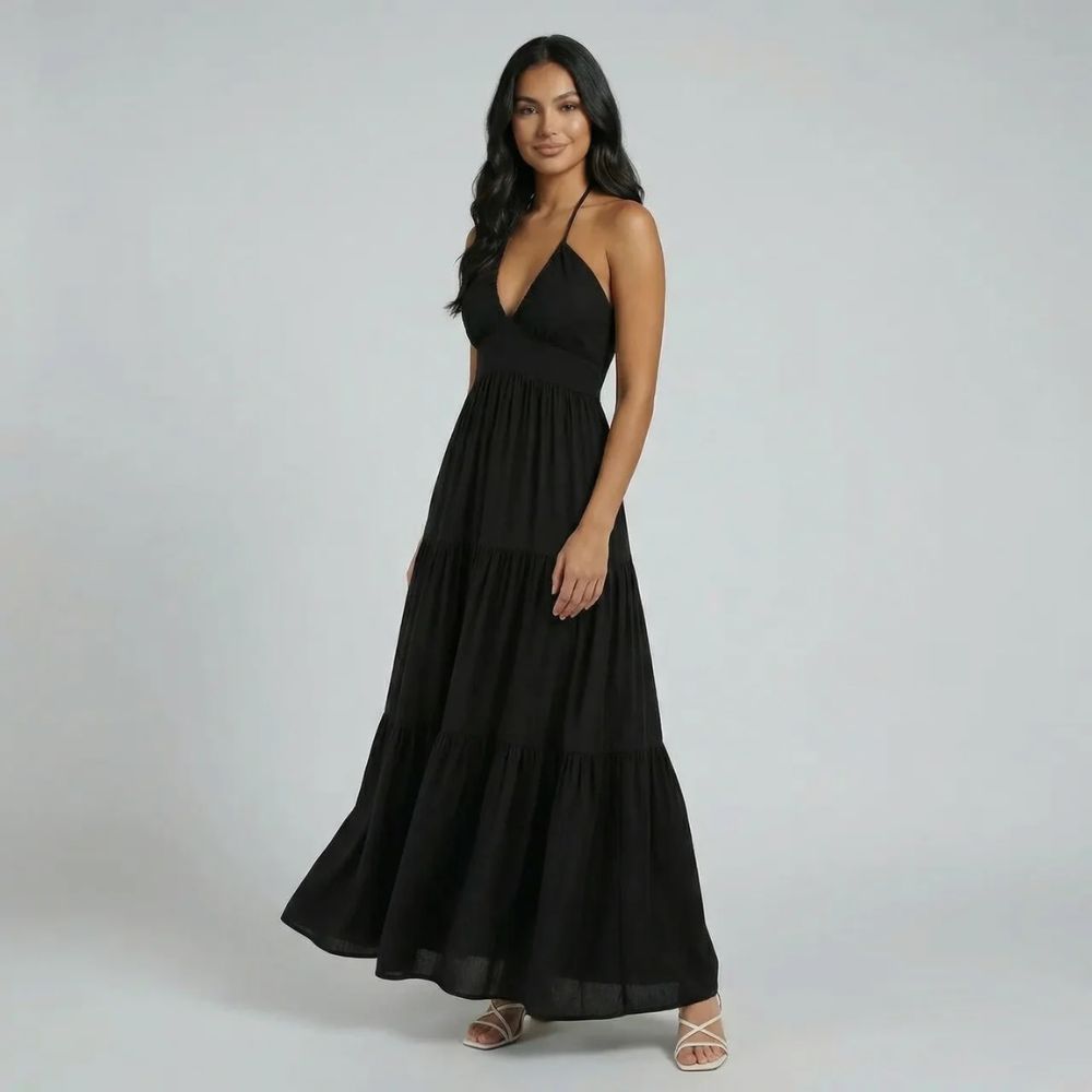 Elara Tiered Maxi Dress