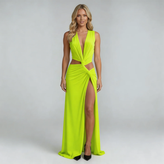 Elena Twist Maxi Dress