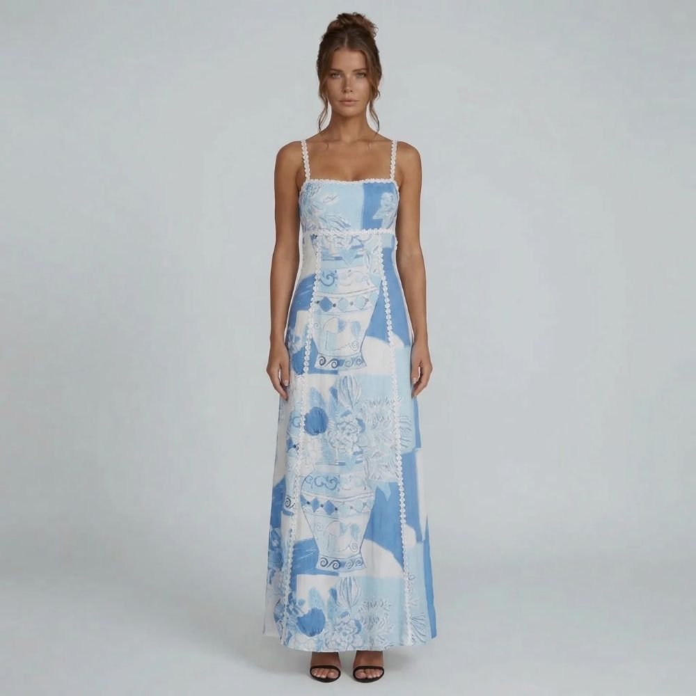 Eliana Bow Maxi Dress