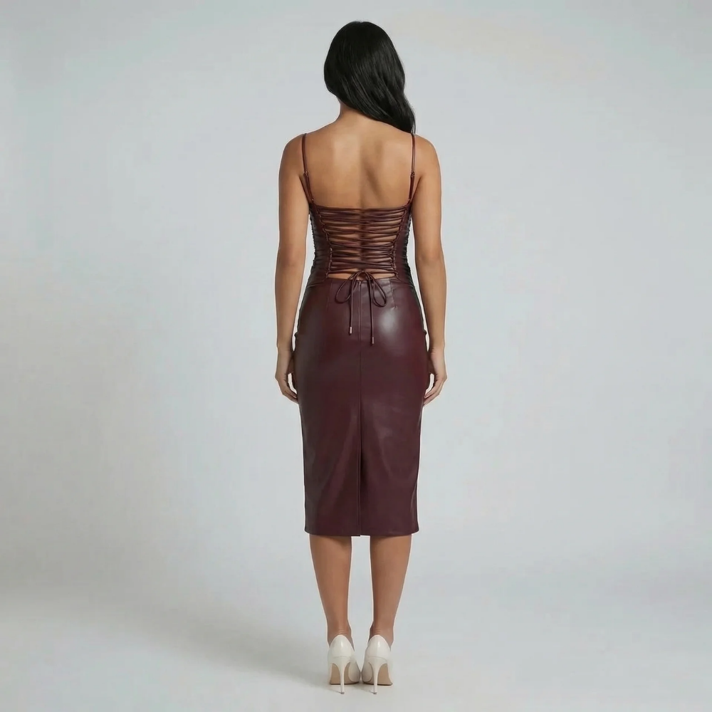Elora Corset Midi Dress