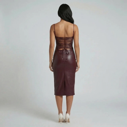 Elora Corset Midi Dress