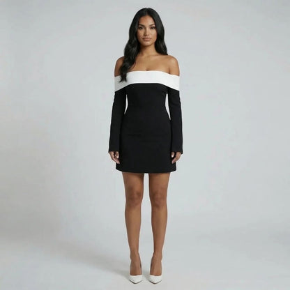 Elora Off-Shoulder Mini Dress