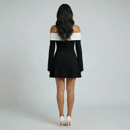 Elora Off-Shoulder Mini Dress