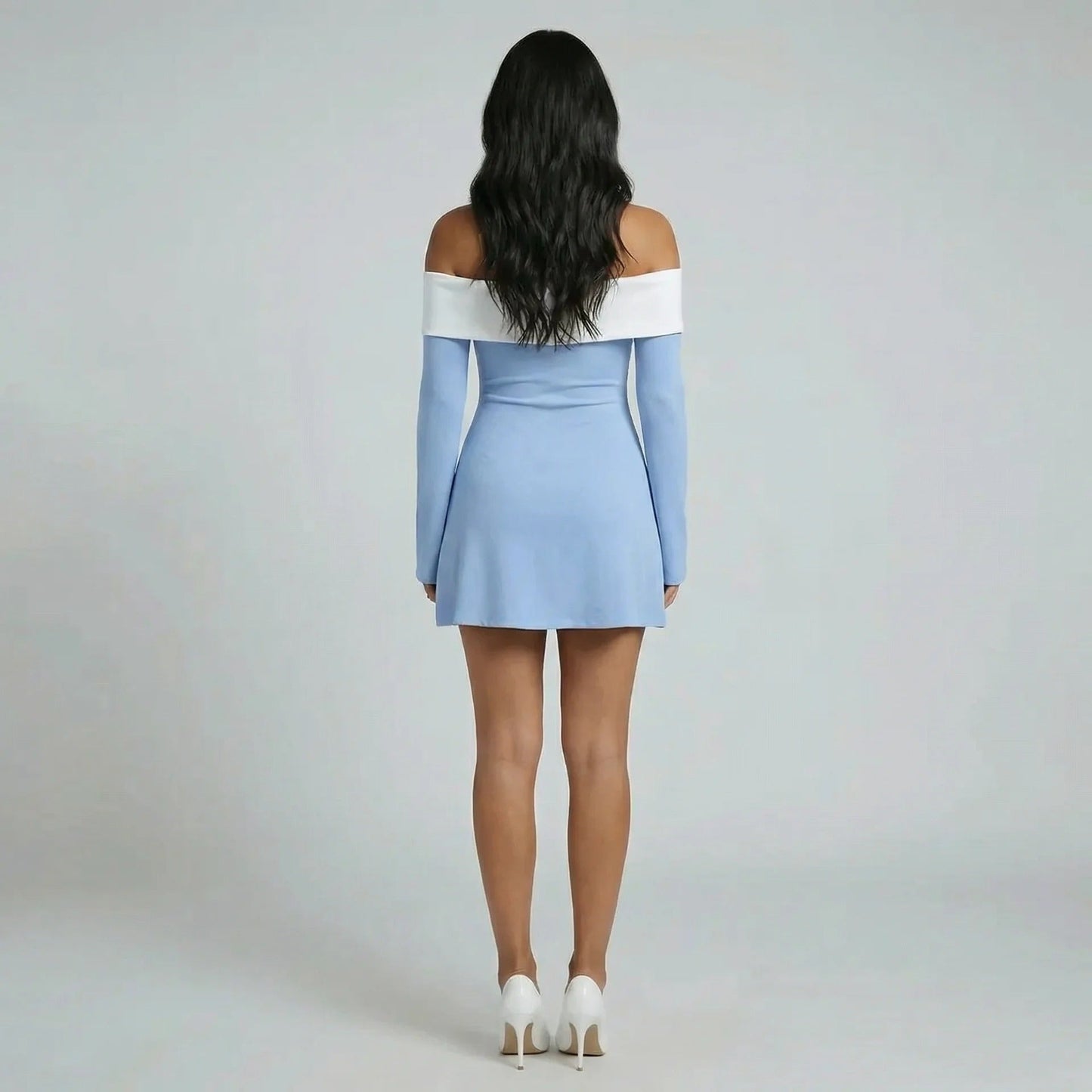 Elora Off-Shoulder Mini Dress