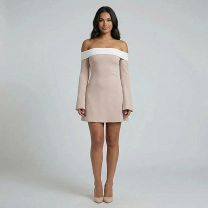 Elora Off-Shoulder Mini Dress