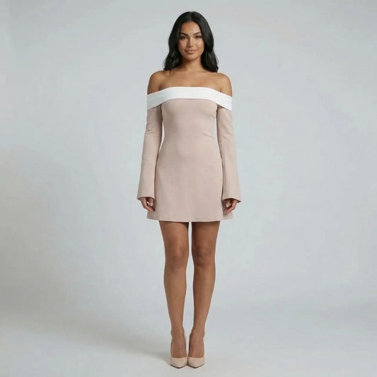 Elora Off-Shoulder Mini Dress