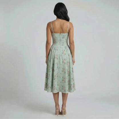 Fiona Corset Midi Dress