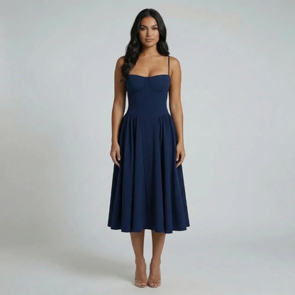 Fiona Corset Midi Dress