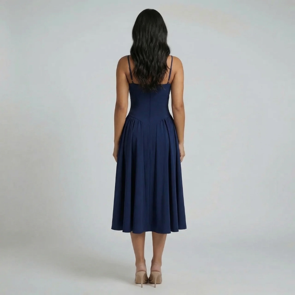 Fiona Corset Midi Dress