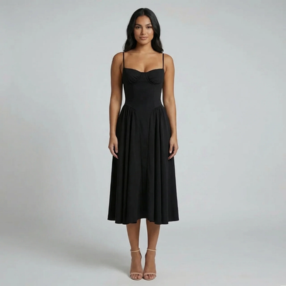 Fiona Corset Midi Dress