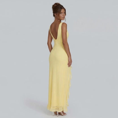 Juliana Ruffle Maxi Dress