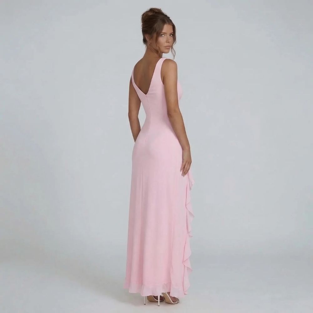 Juliana Ruffle Maxi Dress