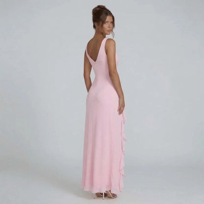 Juliana Ruffle Maxi Dress