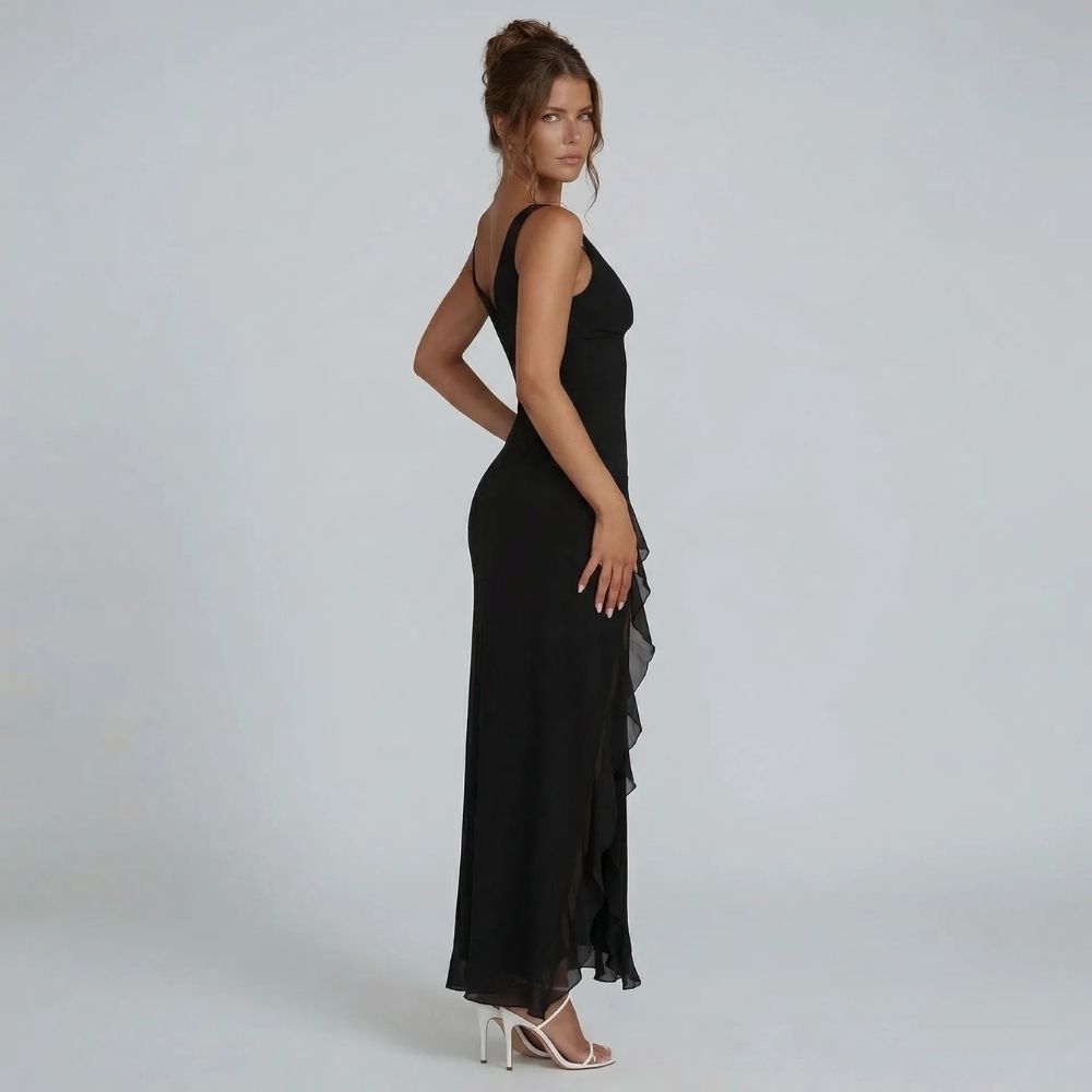 Juliana Ruffle Maxi Dress