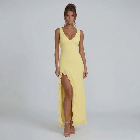 Juliana Ruffle Maxi Dress