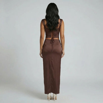 Lauren Corset Maxi Set