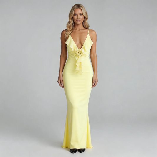 Liana Ruffle Maxi Dress