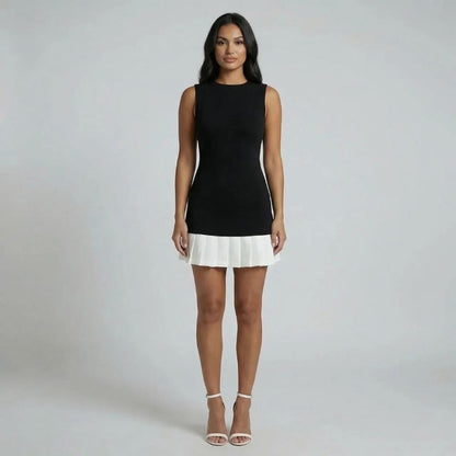 Lily Pleated Mini Dress