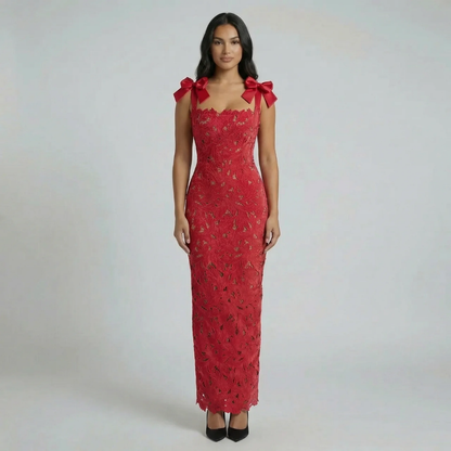 Lorelei Bow Maxi Dress