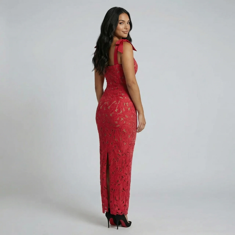 Lorelei Bow Maxi Dress
