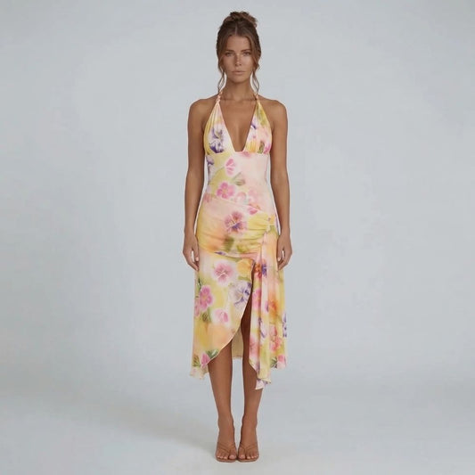 Loren Floral Midi Dress