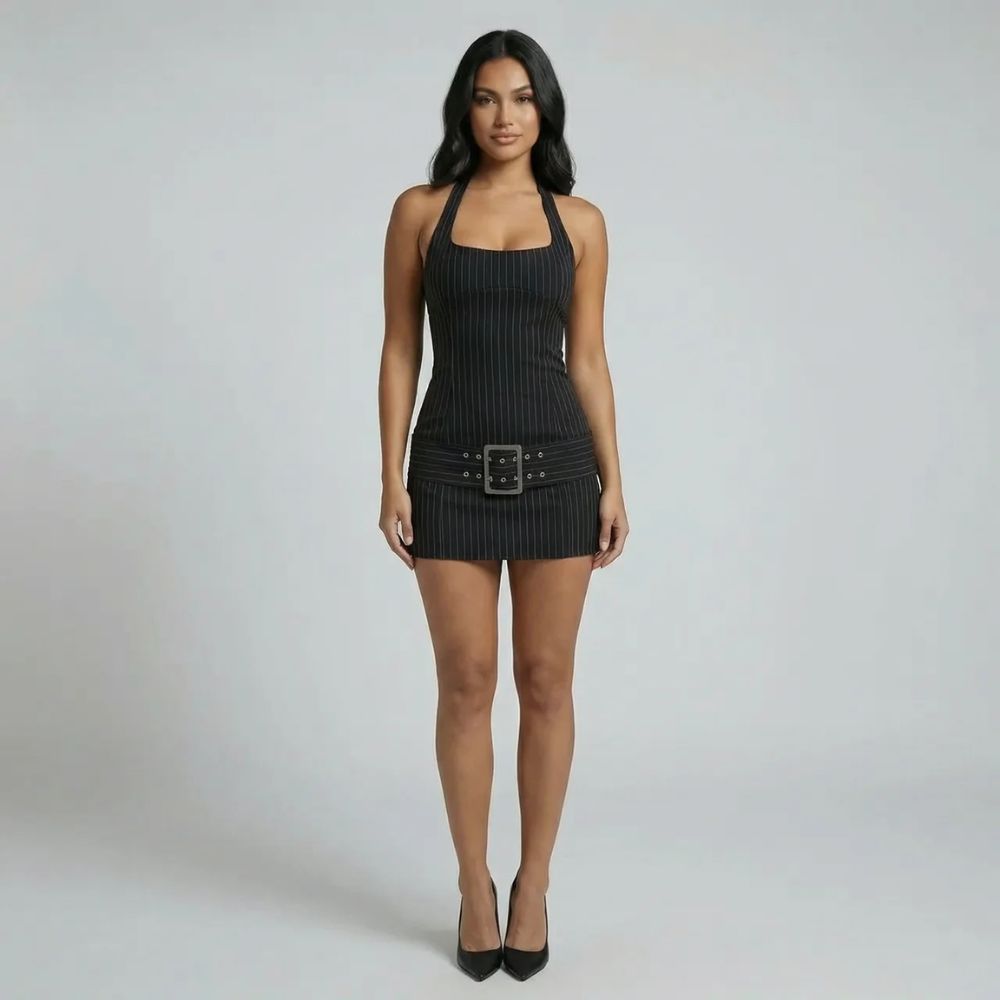 Marisol Belted Mini Dress