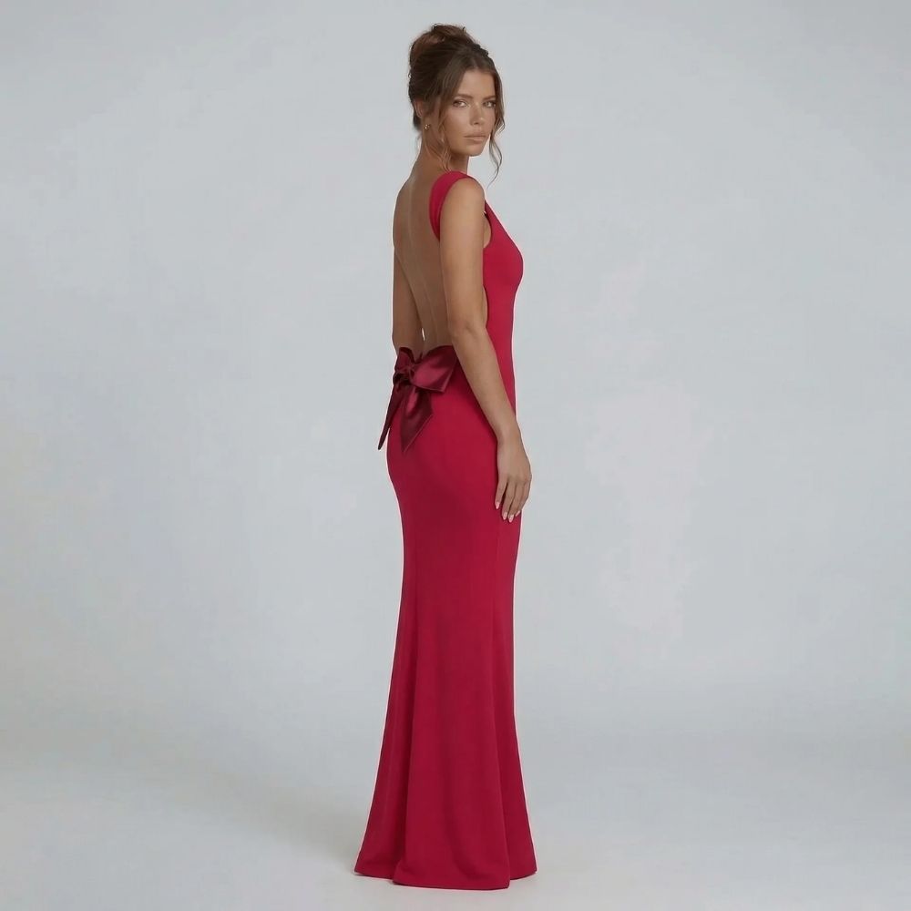 Marisol Bow Maxi Dress