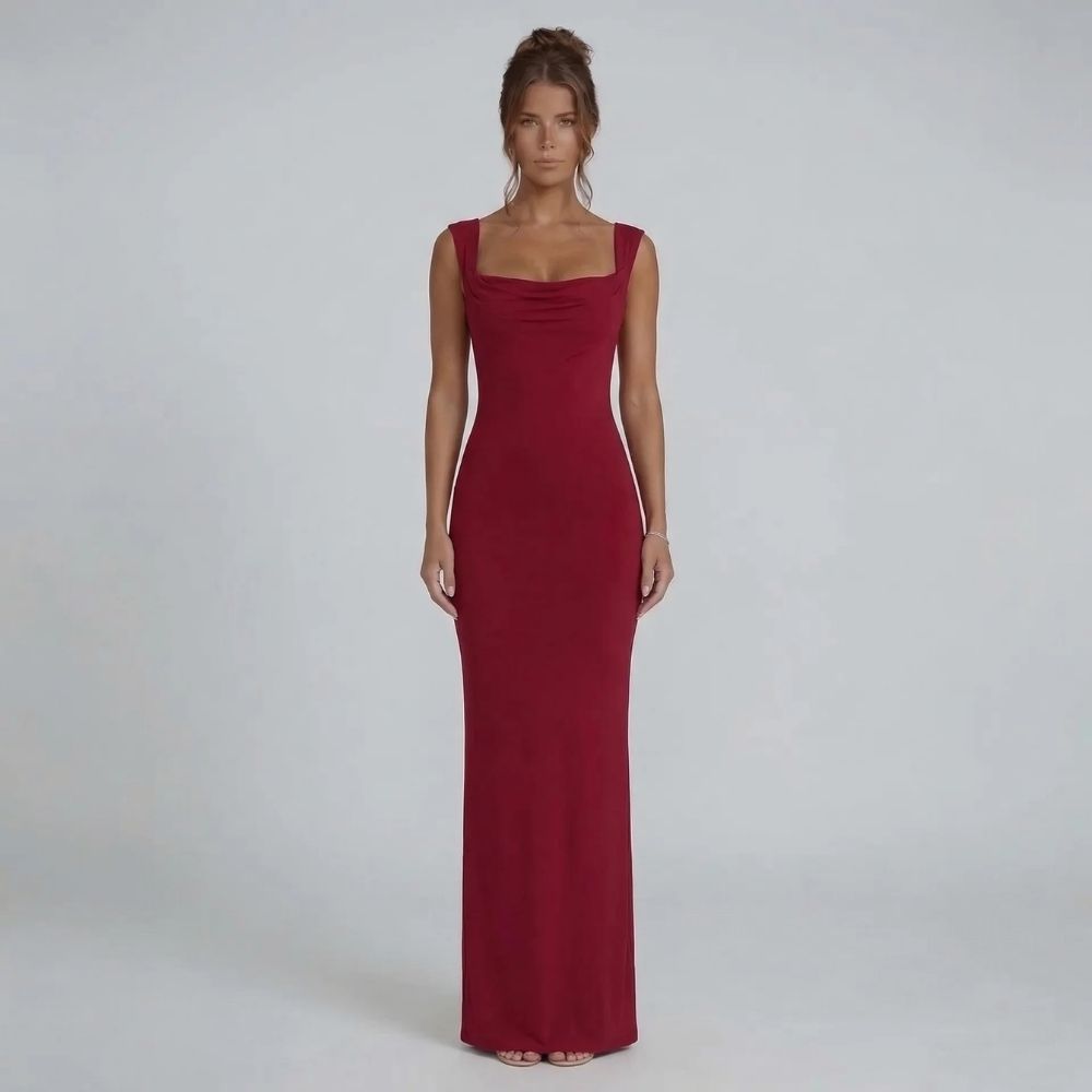 Marisol Bow Maxi Dress