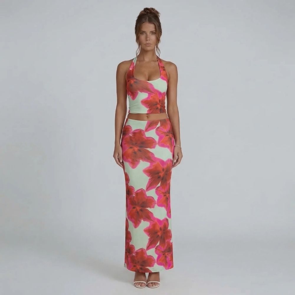 Mila Floral Maxi Set