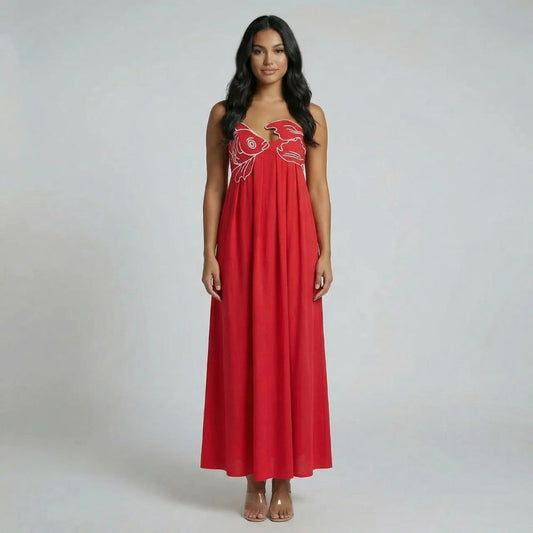 Mila Graphic Maxi Dress