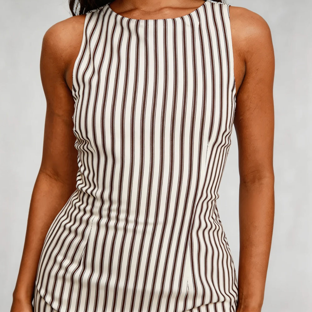 Mila Striped Romper