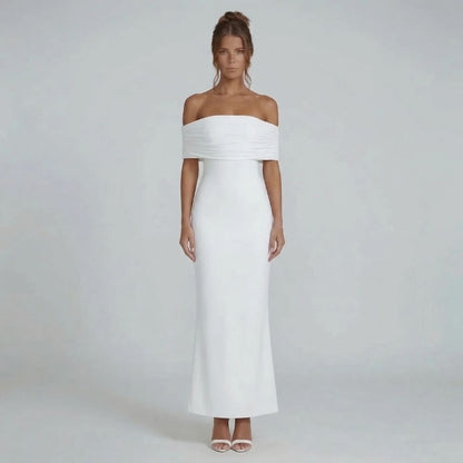 Mira Ruched Maxi Dress