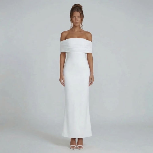 Mira Ruched Maxi Dress