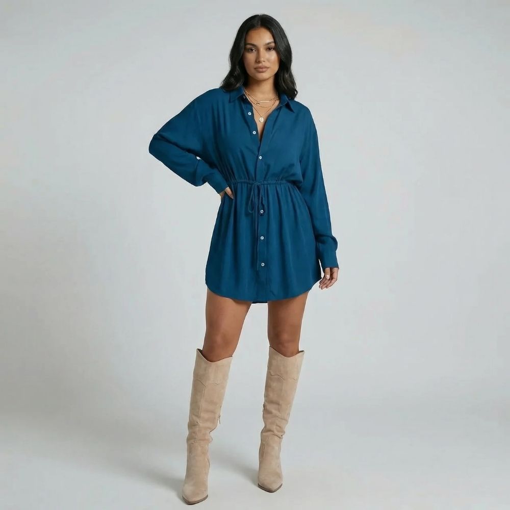 Mira Tie-Waist Mini Romper