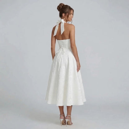 Mirabelle Halter Midi Dress