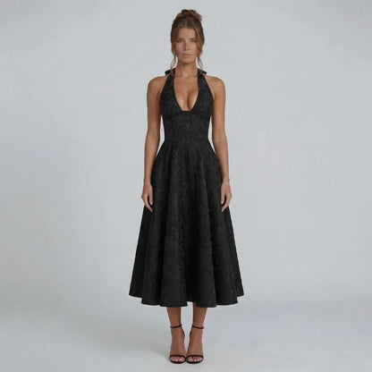 Mirabelle Halter Midi Dress