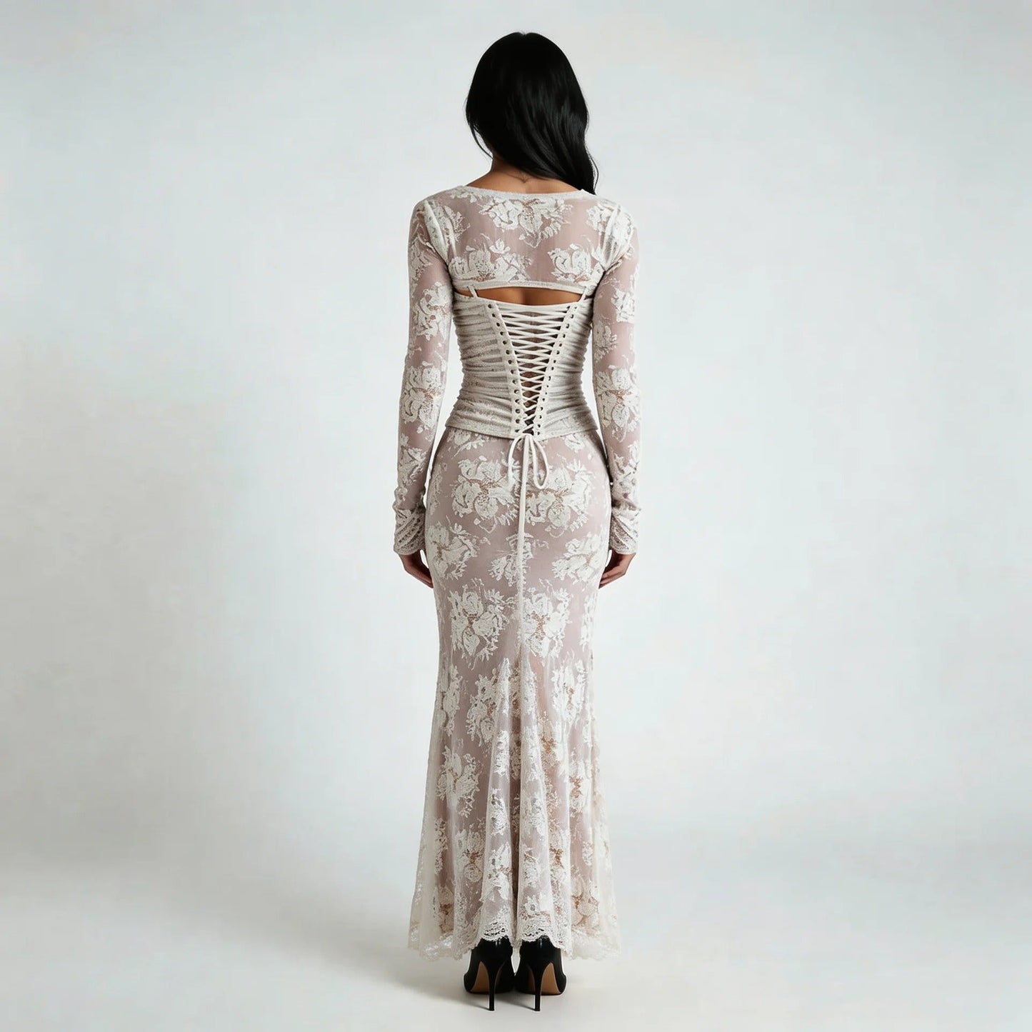 Nadia Lace Maxi Dress