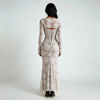 Nadia Lace Maxi Dress
