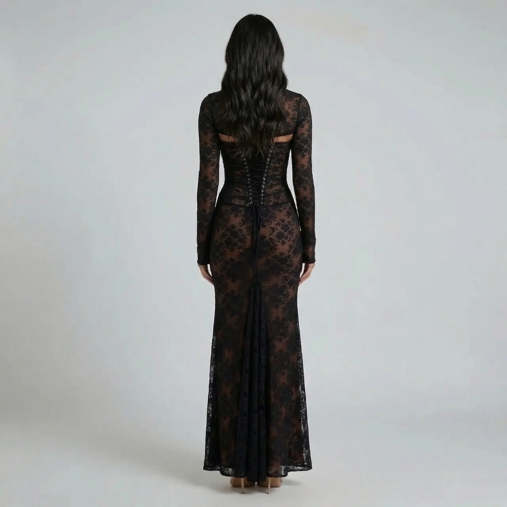Nadia Lace Maxi Dress