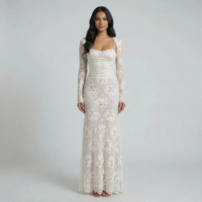 Nadia Lace Maxi Dress