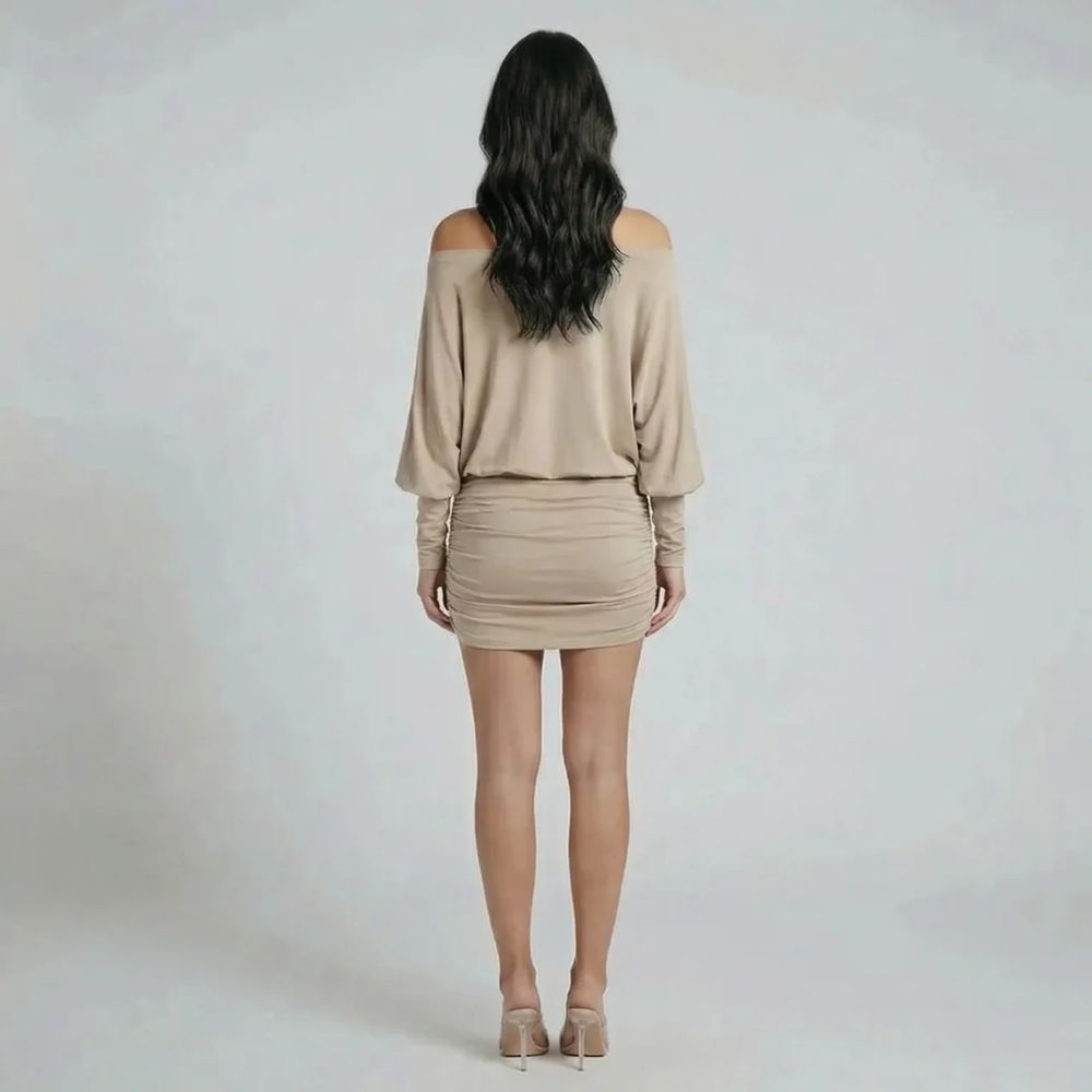 Naomi Ruched Mini Dress