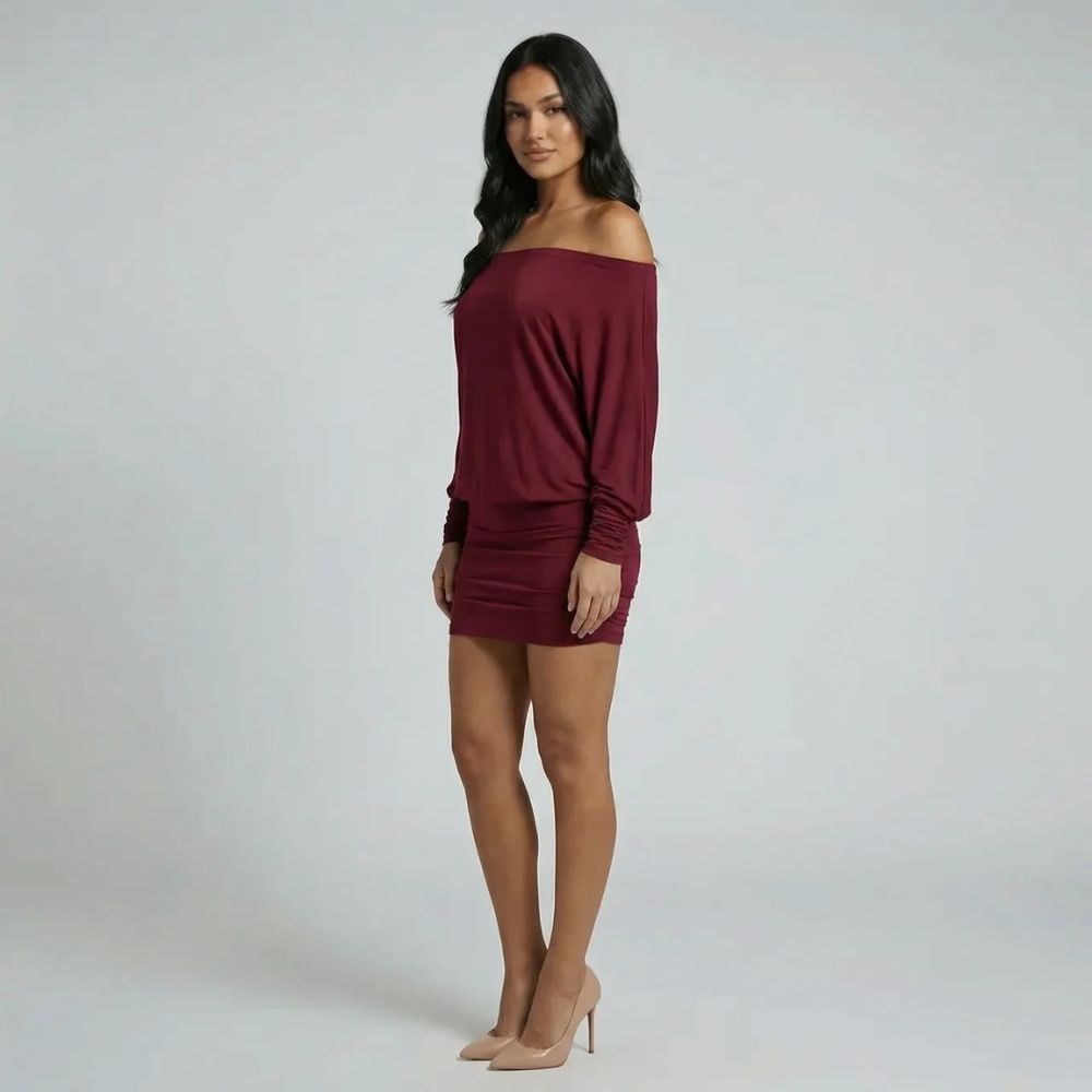 Naomi Ruched Mini Dress