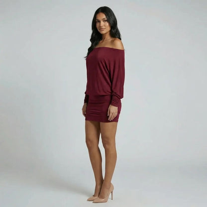 Naomi Ruched Mini Dress