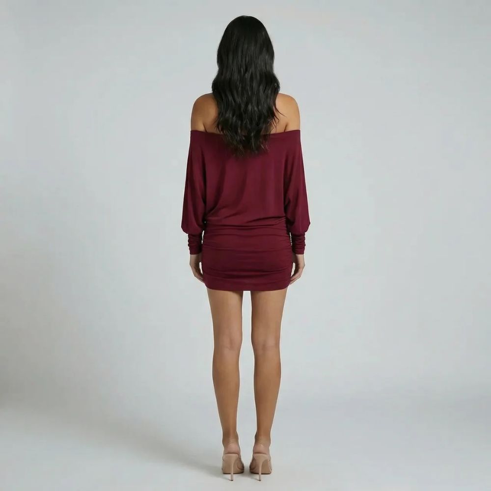 Naomi Ruched Mini Dress