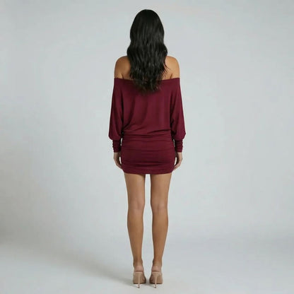 Naomi Ruched Mini Dress